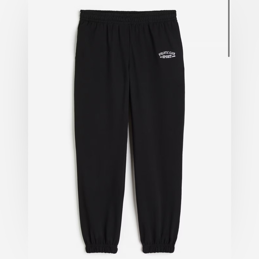 H&M Women’s Black Athletic Club Joggers Size S